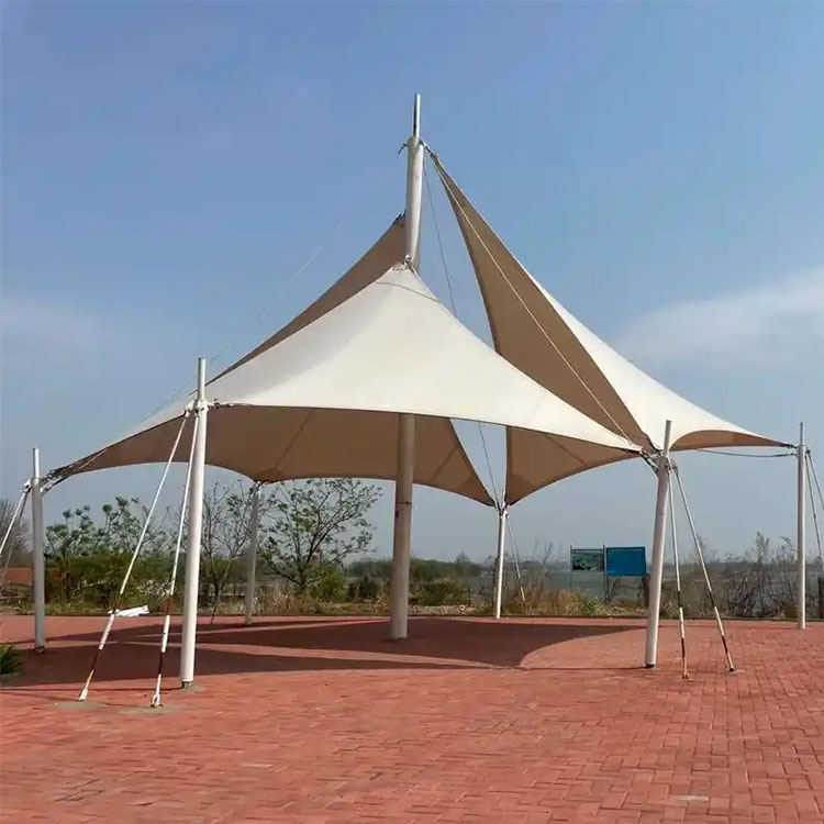 比如县膜结构景观棚