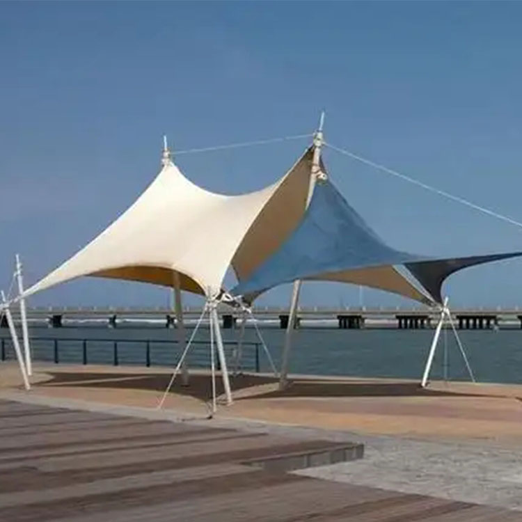 比如县膜结构景观棚