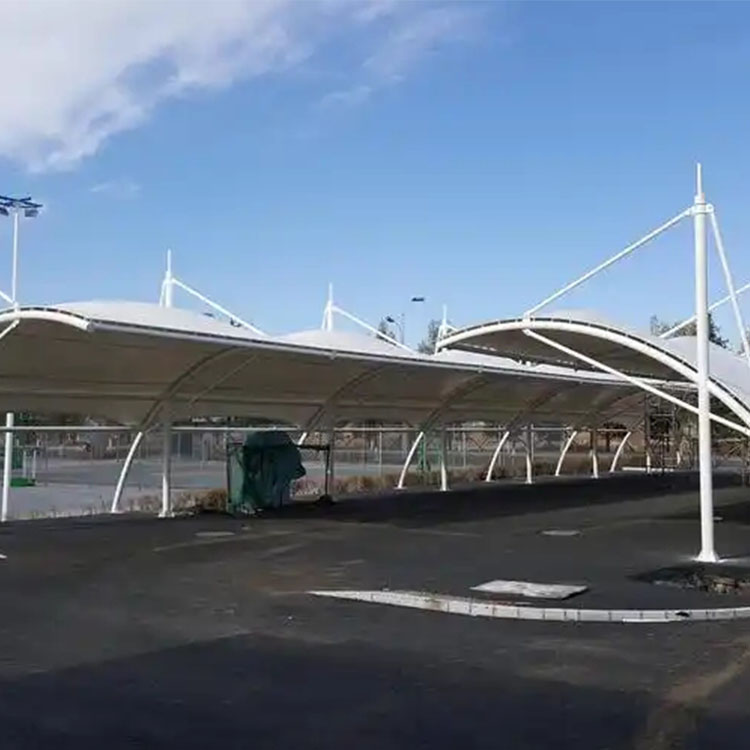 比如县膜结构电动车棚