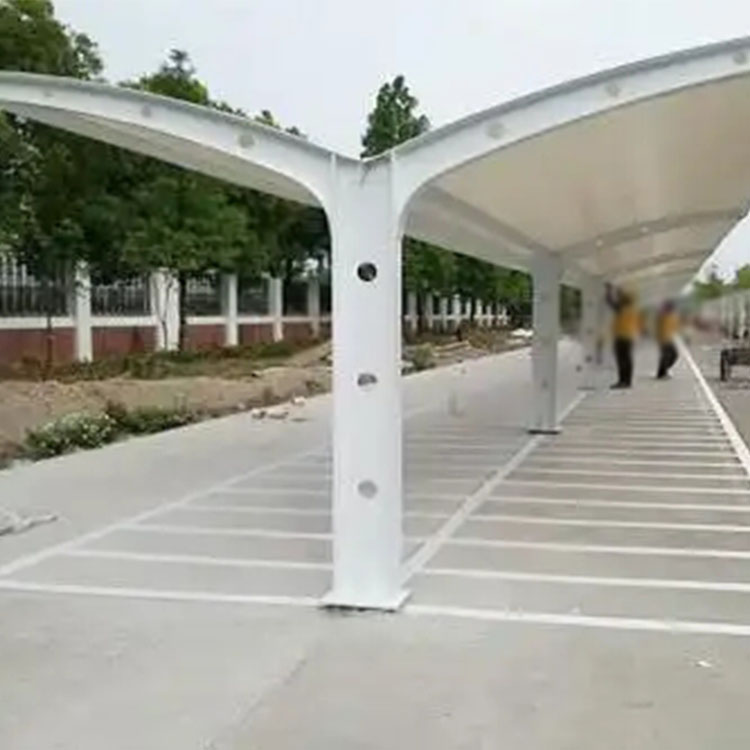 比如县膜结构电动车棚