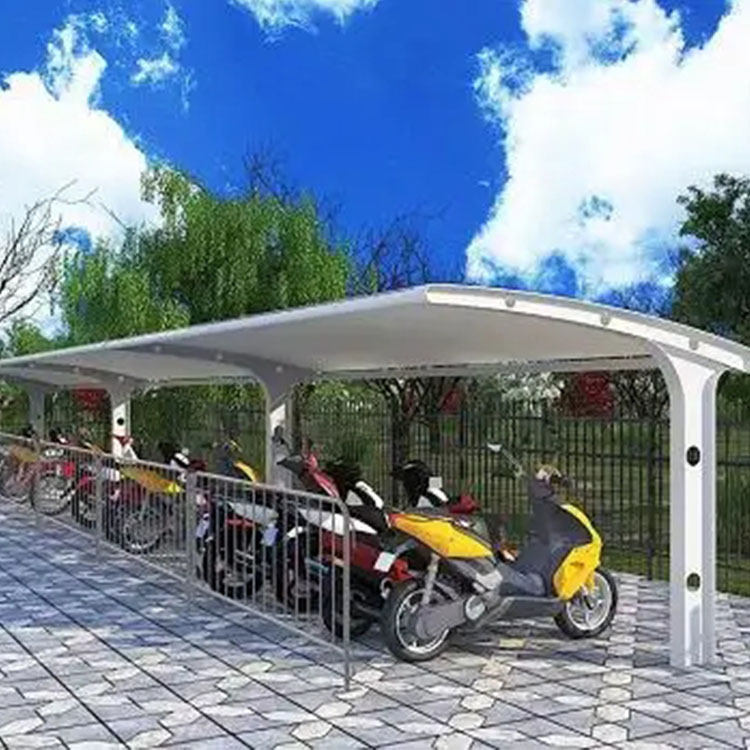 比如县膜结构电动车棚